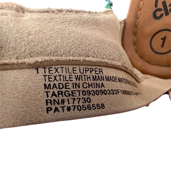 Art Class Pink Purple Yellow Ombre Gladiator Rhinestone Sandals Size 1 Girl’s - Picture 4 of 11